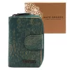 Mato Grosso 0821-30 türkizkék női bőr pénztárca 13 x 9 x 3.5 cm