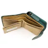 Mato Grosso 0821-30 türkizkék női bőr pénztárca 13 x 9 x 3.5 cm