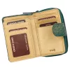 Mato Grosso 0821-30 türkizkék női bőr pénztárca 13 x 9 x 3.5 cm