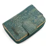 Mato Grosso 0821-30 türkizkék női bőr pénztárca 13 x 9 x 3.5 cm