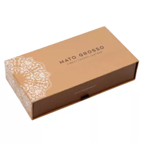   Mato Grosso 0720-75 RFID narancs-szürke női bőr pénztárca 18.5 x 9 x 4 cm