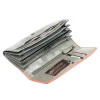 Mato Grosso 0720-75 RFID narancs-szürke női bőr pénztárca 18.5 x 9 x 4 cm