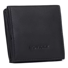Rovicky R-23-26-LFN női fekete bőr pénztárca