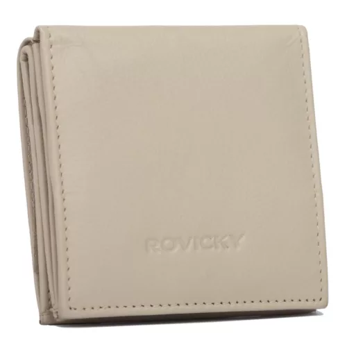 Rovicky R-23-26-LFN női bézs bőr pénztárca