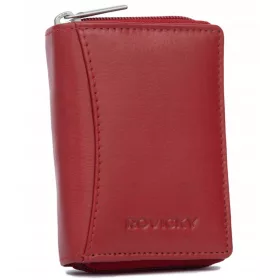 Rovicky R-23-17-LFN kisméretű piros női bőr pénztárca