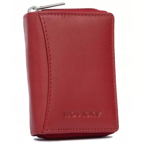 Rovicky R-23-17-LFN kisméretű piros női bőr pénztárca