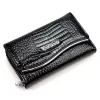 Jennifer Jones 5245-2 ZIP fekete női bőr pénztárca 14 x 9 x 3 cm