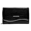 Jennifer Jones 5245-2 ZIP fekete női bőr pénztárca 14 x 9 x 3 cm