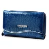 Jennifer Jones 5245-2 ZIP kék női bőr pénztárca 14 x 9 x 3 cm