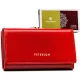 Peterson PTN 55020-SGN piros női bőr pénztárca, RFID 14.5 x 9 x 4 cm