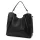 Luka 26-080 DOLLARO fekete női bőr válltáska 39 x 37 x 13 cm