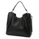 Luka 26-080 DOLLARO fekete női bőr válltáska 39 x 37 x 13 cm
