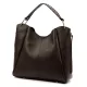 Luka 26-080 DOLLARO csokoládé barna női bőr válltáska 39 x 37 x 13 cm