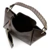 Luka 26-080 DOLLARO csokoládé barna női bőr válltáska 39 x 37 x 13 cm