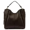 Luka 26-080 DOLLARO csokoládé barna női bőr válltáska 39 x 37 x 13 cm