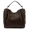 Luka 26-080 DOLLARO csokoládé barna női bőr válltáska 39 x 37 x 13 cm