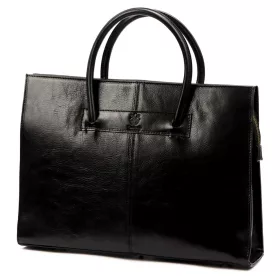 Florence 1028 fekete női bőr aktatáska 40 x 30 x 10 cm