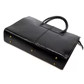 Florence 1028 fekete női bőr aktatáska 40 x 30 x 10 cm