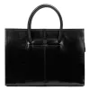 Florence 1028 fekete női bőr aktatáska 40 x 30 x 10 cm