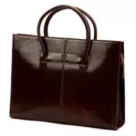 Florence 1028 barna női bőr aktatáska 40 x 30 x 10 cm