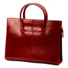Florence 1028 piros női bőr aktatáska 40 x 30 x 10 cm