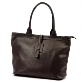   Luka 25-007 DOLLARO sötétbarna női bőr válltáska 40 x 25 x 13 cm