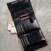 Peterson PTN SET N4-NGV-BW BLACK férfi marhabőr ajándék szett