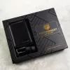 Peterson PTN SET N4-NGV-BW BLACK férfi marhabőr ajándék szett