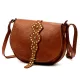 VS 037 konyakbarna női bőr oldaltáska 25 x 20 x 7 cm