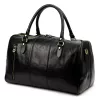 Gregorio 133 fekete bőr utazótáska 45 x 28 x 24 cm
