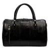 Gregorio 133 fekete bőr utazótáska 45 x 28 x 24 cm