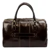 Gregorio 133 sötétbarna bőr utazótáska 45 x 28 x 24 cm