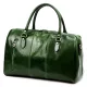 Gregorio 133 zöld bőr utazótáska 45 x 28 x 24 cm
