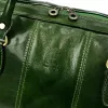 Gregorio 133 zöld bőr utazótáska 45 x 28 x 24 cm
