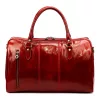 Gregorio 133 piros bőr utazótáska 45 x 28 x 24 cm