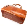 Gregorio 133 konyakbarna bőr utazótáska 45 x 28 x 24 cm