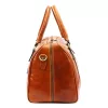 Gregorio 133 konyakbarna bőr utazótáska 45 x 28 x 24 cm