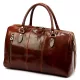 Gregorio 133 gesztenyebarna bőr utazótáska 45 x 28 x 24 cm