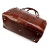 Gregorio 133 gesztenyebarna bőr utazótáska 45 x 28 x 24 cm