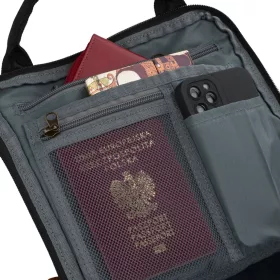 Peterson PTN GAMMA fekete-konyakbarna hátizsák