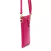 Luka 20-070 magenta női bőr telefontartó, party táska 14 x 21 x 3.5 cm