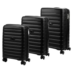 Pierre Cardin 2401 JOY05 x3 Z fekete abs bőrönd
