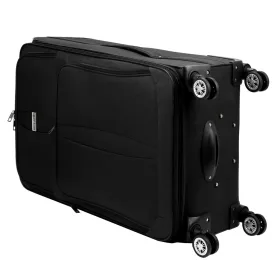   Pierre Cardin LEE04 13510 x3 Z fekete férfi poliészter bőrönd 46 x 78 x 33 cm