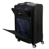 Pierre Cardin LEE04 13510 x3 Z fekete férfi poliészter bőrönd 46 x 78 x 33 cm