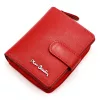 Pierre Cardin TILAK155 2510 piros női bőr pénztárca 9.5 x 11.5 x 3 cm 