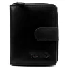  Pierre Cardin TILAK155 2510 fekete női bőr pénztárca 9.5 x 11.5 x 3 cm