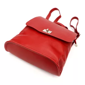   Luka 24-075 DOLLARO sötétpiros női bőr hátizsák 31 x 29 x 12 cm