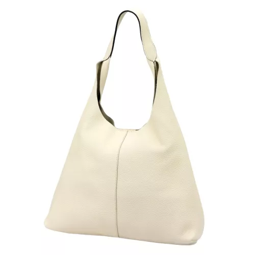 Luka 26-082  krém női bőr válltáska 50 x 42 x 11 cm