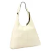 Luka 26-082  krém női bőr válltáska 50 x 42 x 11 cm