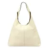 Luka 26-082  krém női bőr válltáska 50 x 42 x 11 cm
